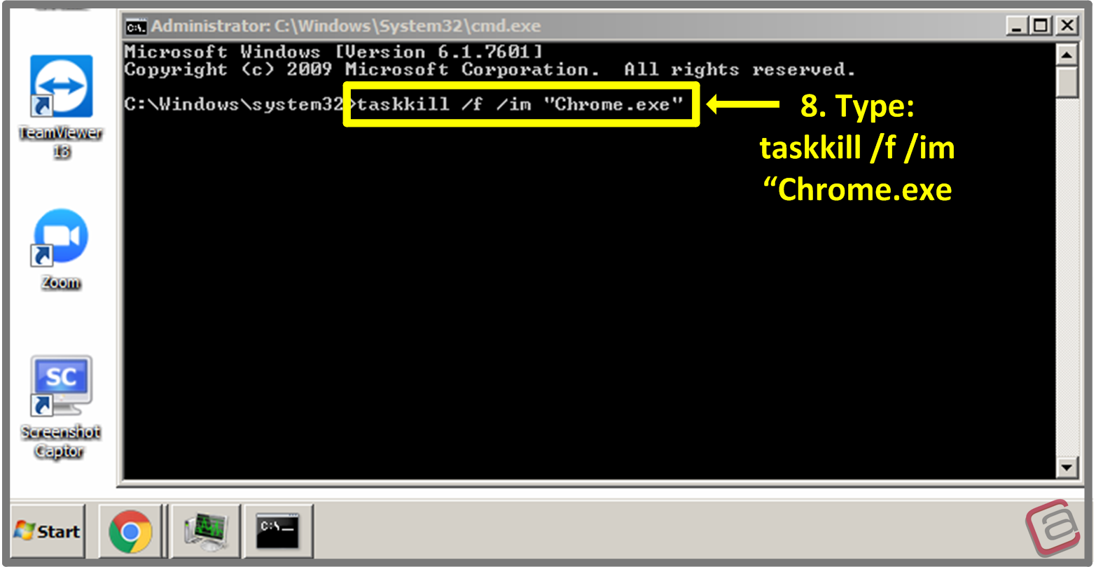 How To Use Command Prompt To A Kill Process - ATech Academy